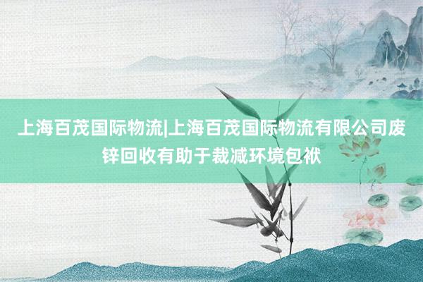 上海百茂国际物流|上海百茂国际物流有限公司废锌回收有助于裁减环境包袱